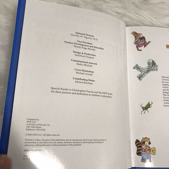 DELETING SOON My Hooked On Phonics Dictionary - Hardcover - VERY GOOD - Picture 2 of 6